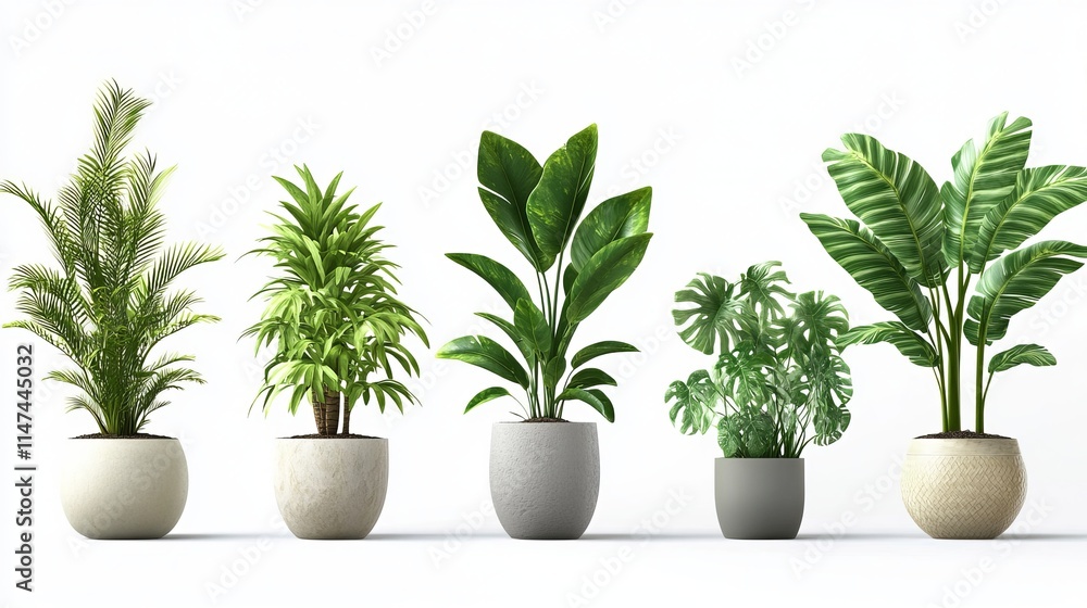 Obraz premium The collection isolated tree vector 