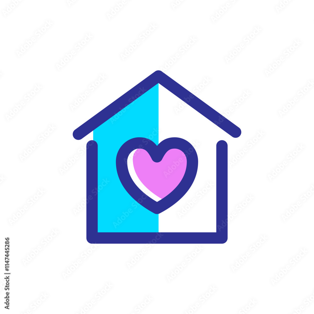 Love House Logo Icon Design. Modern Idea logos designs Vector illustration
Love House Logo Icon Design. Modern Idea logos designs Vector illustration