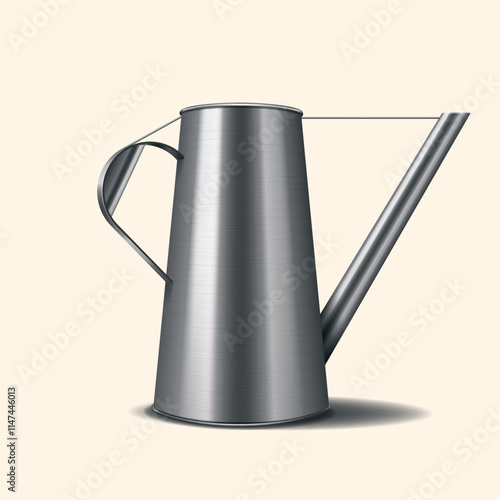 Nanyang Kopitiam Pitcher Realistic Illustration.