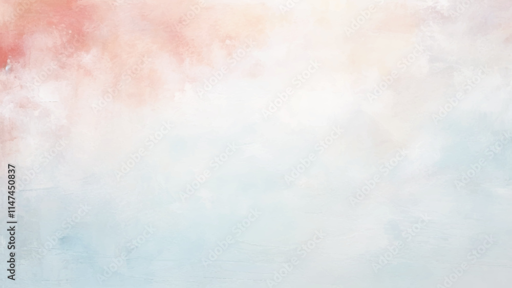 Fototapeta premium purple and orange background, Fantastic soft white clouds against blue sky