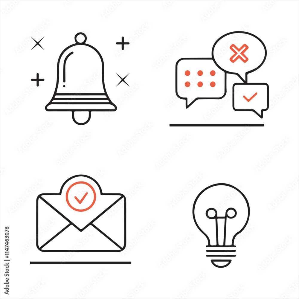 notification icons ball and other vector editable icons notification icons ball and other vector editable icons