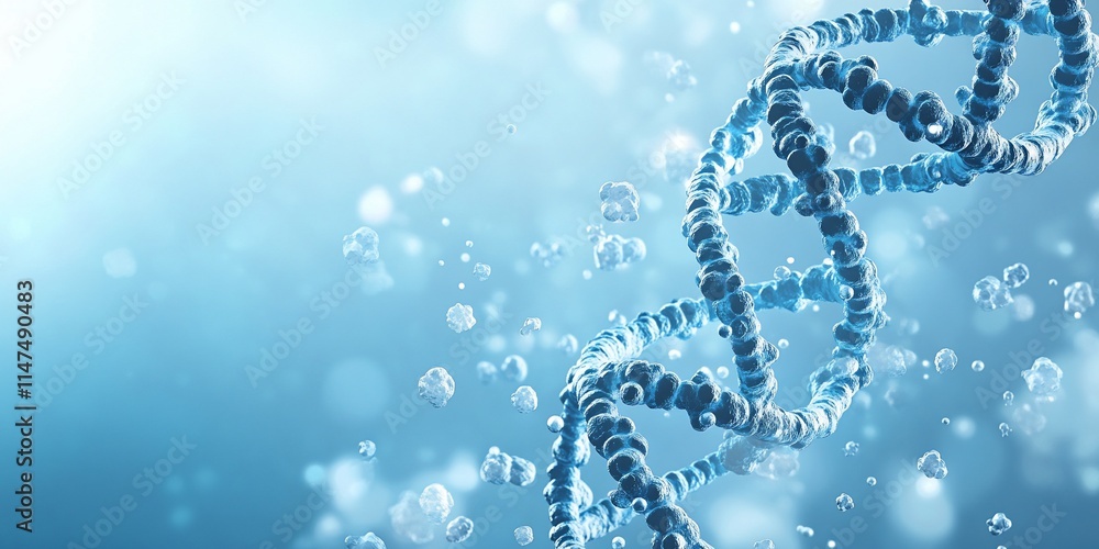Abstract DNA helix strand, genetic code, science background. Abstract DNA helix strand, genetic code, science background.