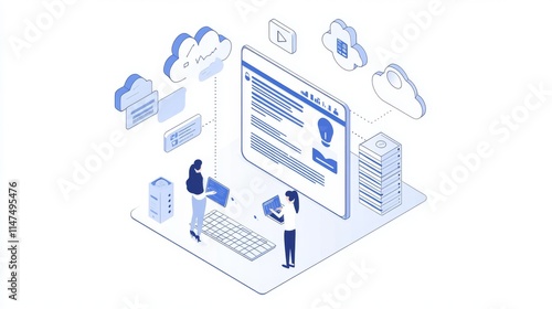 Wallpaper Mural Enterprise Application connectivity and Integration in business man hand Torontodigital.ca