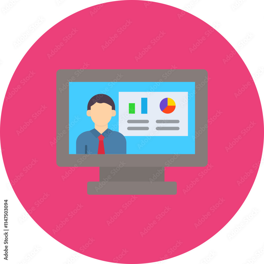 Online learning Icon Online learning Icon