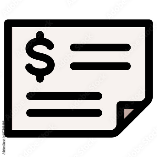 Bank Check Icon