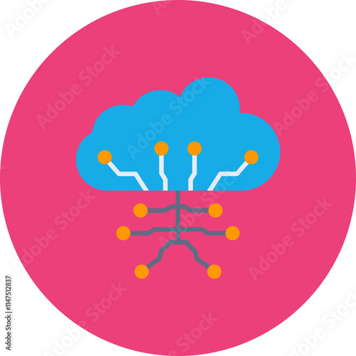Cloud computing Icon