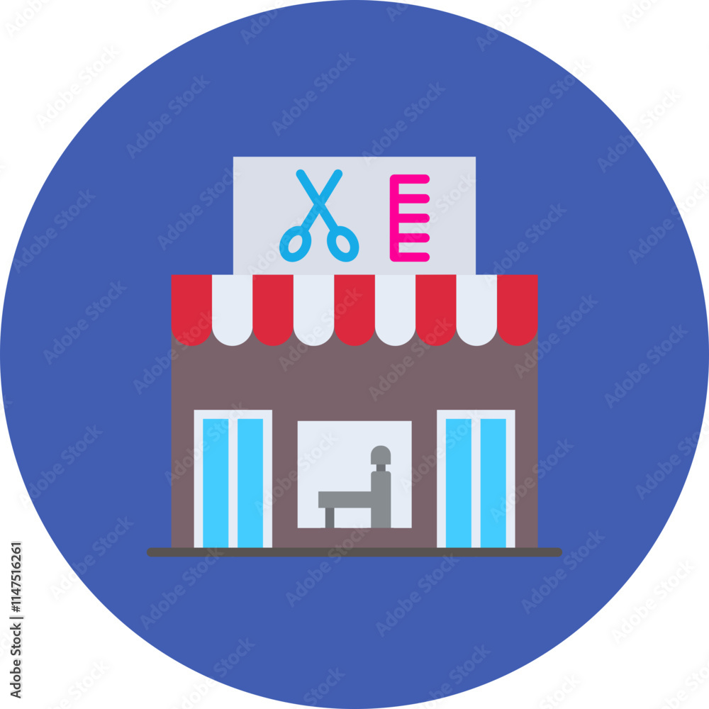 Fototapeta premium Barber shop Icon