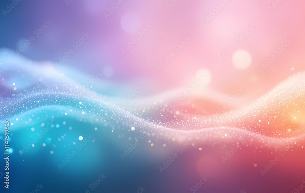 Abstract Colorful Flowing Wave Background With Gradient Pastel Colors Abstract Colorful Flowing Wave Background With Gradient Pastel Colors