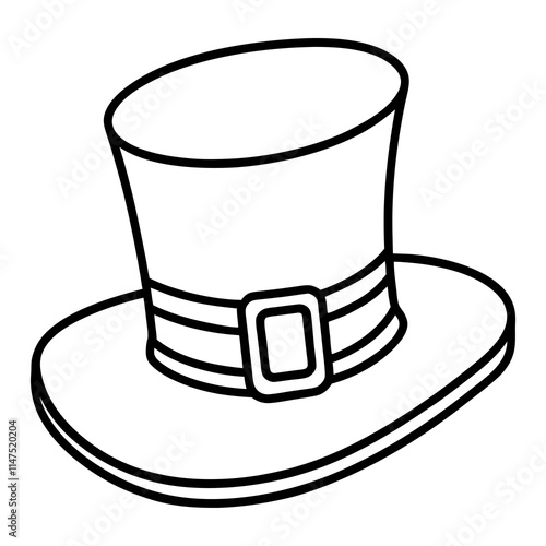 Leprechaun hat illustration