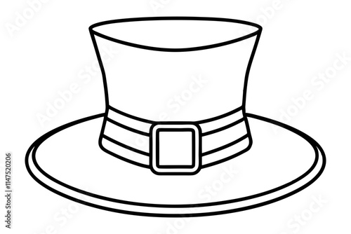 Leprechaun hat vector illustration