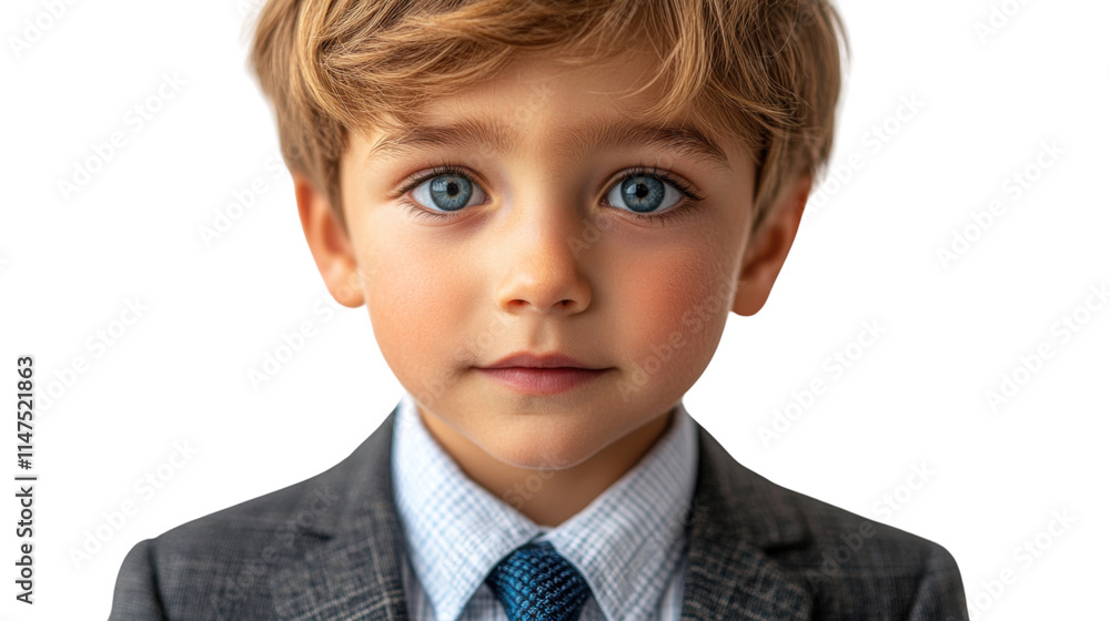 portrait of a child isolated on white background portrait of a child isolated on white background