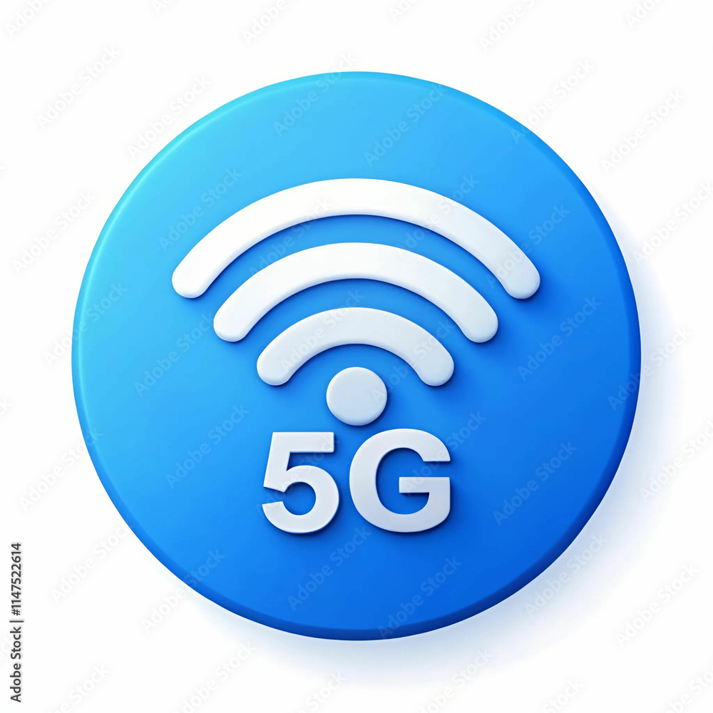 Here s the 3D illustration of 5G with a glowing signal beacon Here s the 3D illustration of 5G with a glowing signal beacon
