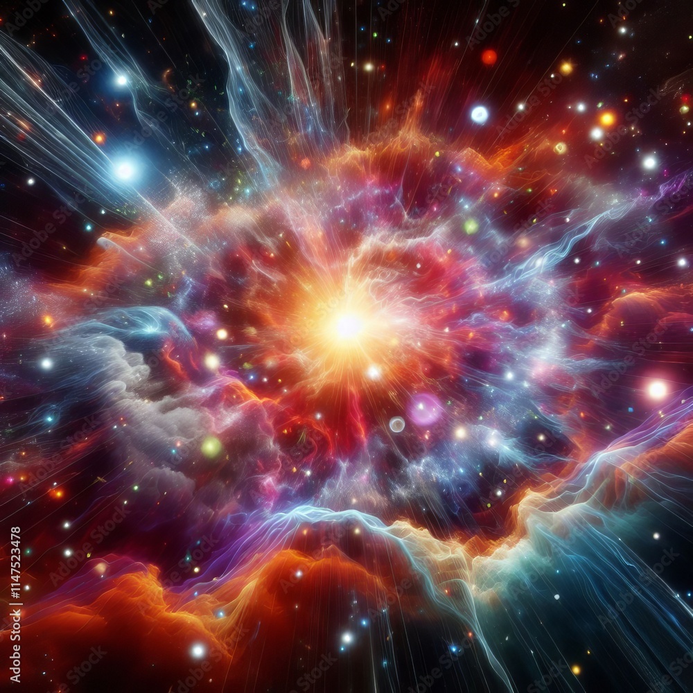 Fototapeta premium Cosmic Inflation