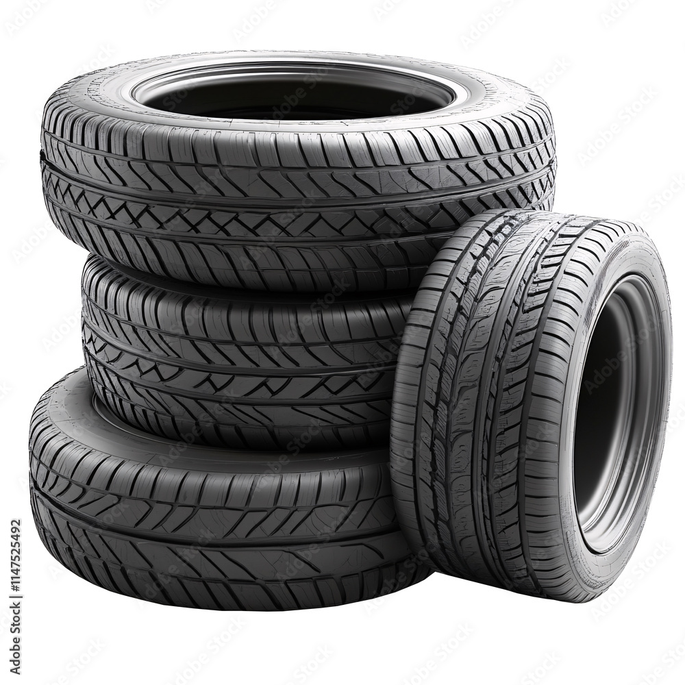 tack of Car Tires Isolated on Transparent Background - PNG tack of Car Tires Isolated on Transparent Background - PNG
