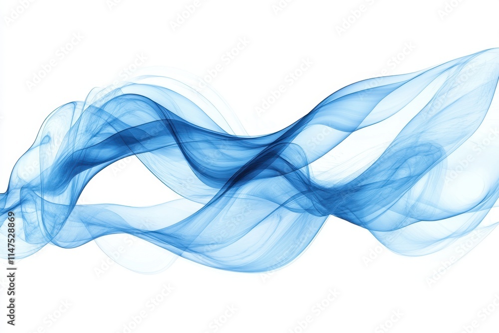 Abstract blue waves, flowing design, transparent background, digital art, fluid motion Abstract blue waves, flowing design, transparent background, digital art, fluid motion