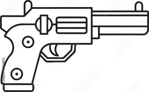 hand holding a gun vector crime white hand black