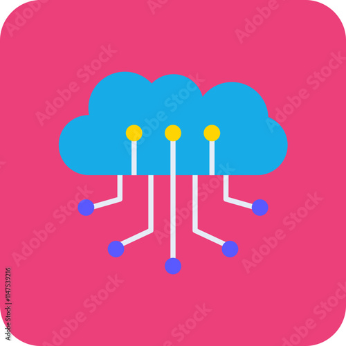 Cloud computing Icon