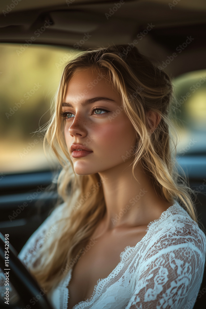 Portrait of young woman Portrait of young woman
