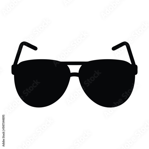 Sunglasses Icon Silhouette Vector