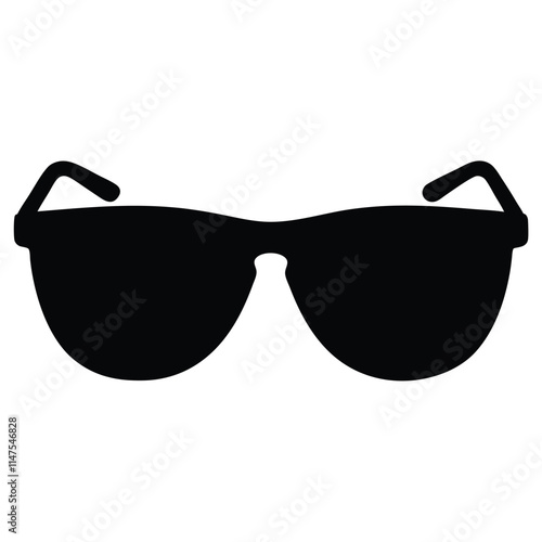 Sunglasses Icon Silhouette Vector