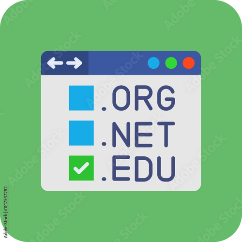Domain registration Icon