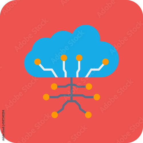 Cloud computing Icon