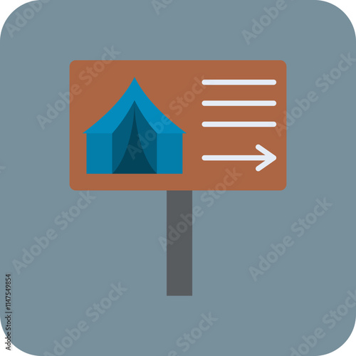 Camping zone Icon