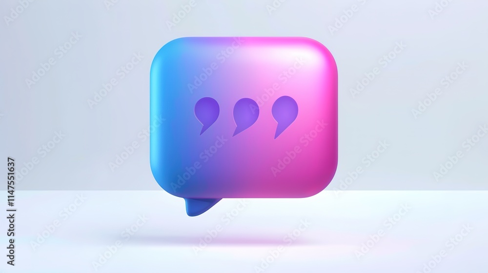 The Vivid Speech Bubble Colorful Icon on White Background: A Cheerful and Eye-Catching Visual Element. The Vivid Speech Bubble Colorful Icon on White Background: A Cheerful and Eye-Catching Visual Element.