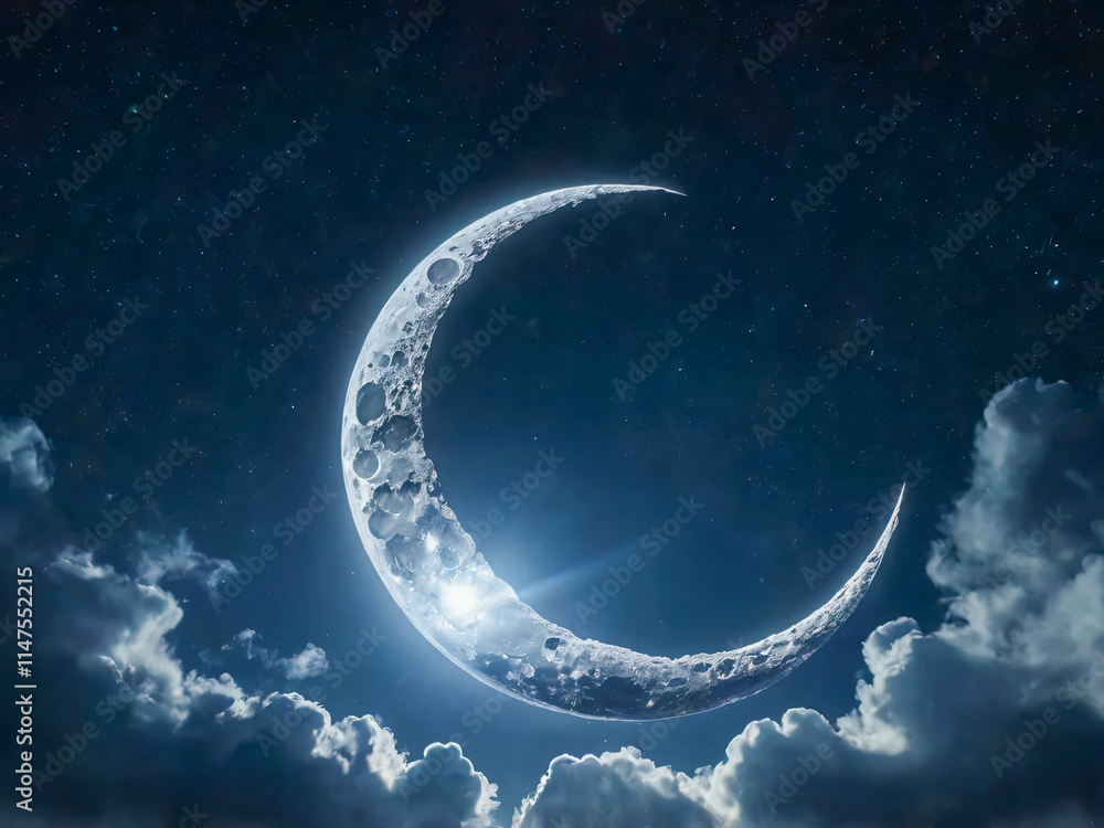 Fototapeta premium moon and stars