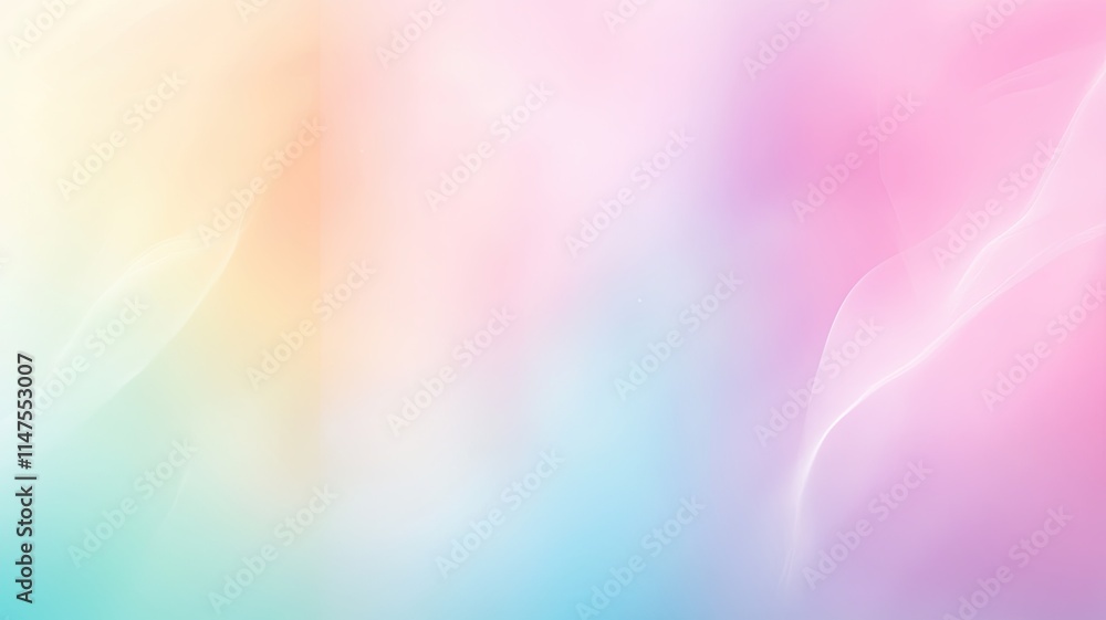 Soft Pastel Gradient Background Design, Abstract pastel gradient background blending soft pink, blue, yellow, and green hues, creating a calm and soothing aesthetic.
Soft Pastel Gradient Background Design, Abstract pastel gradient background blending soft pink, blue, yellow, and green hues, creating a calm and soothing aesthetic.