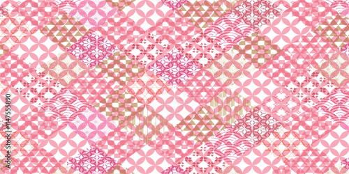 和柄　春　模様　背景	