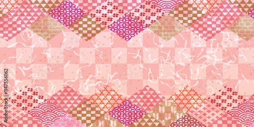 和柄　春　模様　背景	