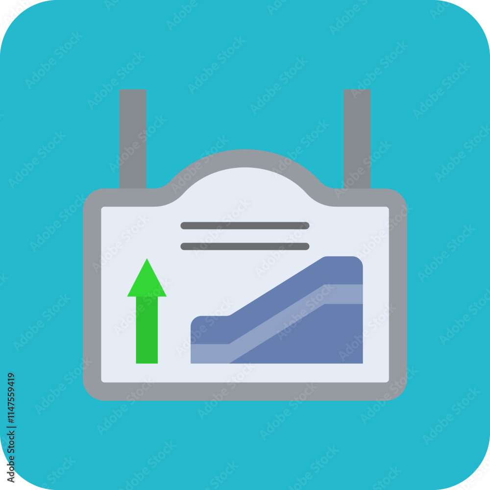 Obraz premium Stairs Icon