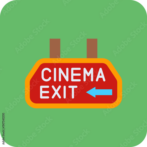 Cinema exit Icon