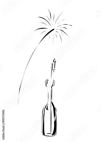 Sylvester Feuerwerk 