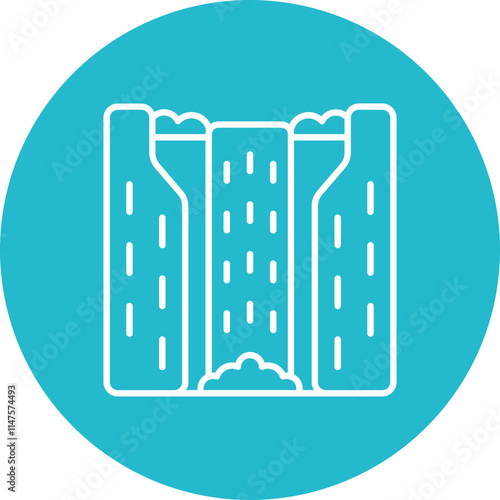 Waterfall Icon