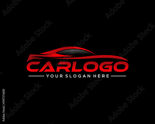 Minimalist car logo