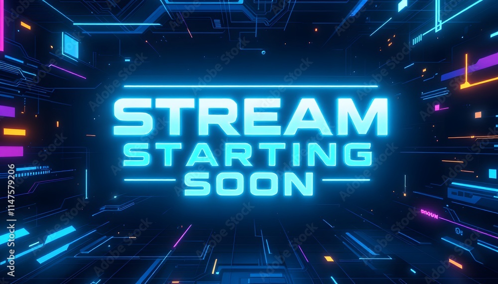 Unique Stream Starting Soon Overlay for Twitch Unique Stream Starting Soon Overlay for Twitch