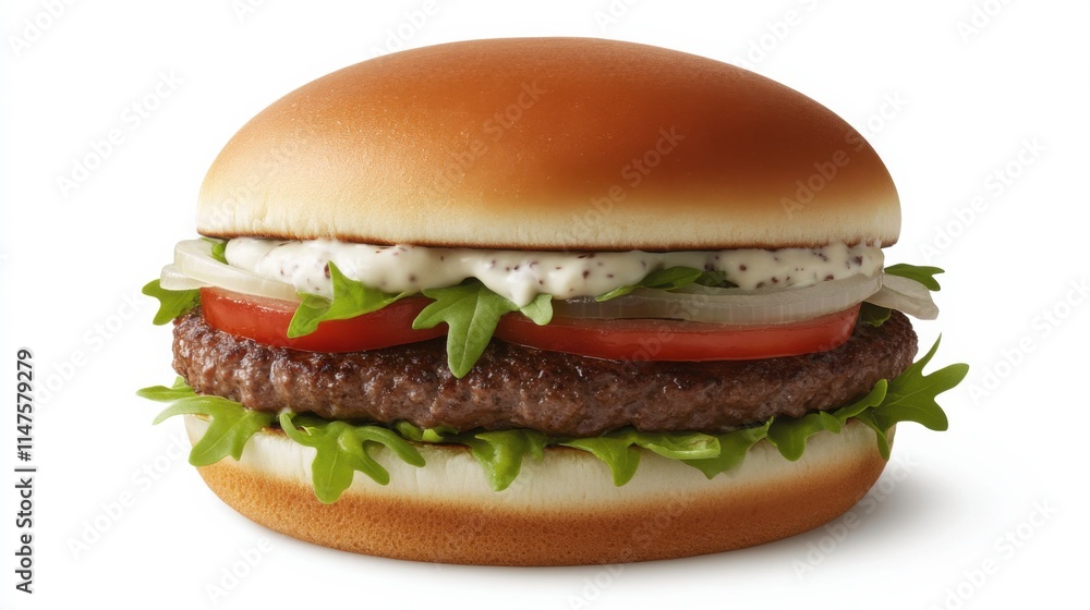 Gourmet Burger with Wagyu Beef and Truffle Mayo Gourmet Burger with Wagyu Beef and Truffle Mayo