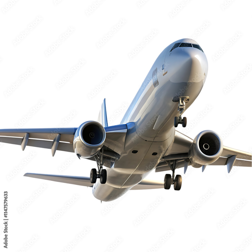 Fototapeta premium airplane isolated on white