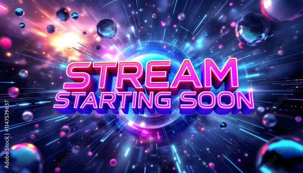 Stylish Twitch Starting Soon Overlay Design Stylish Twitch Starting Soon Overlay Design