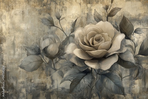 Elegant Floral Illustrations in Sketchpad Style