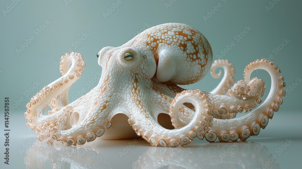 a beautifully detailed octopus a beautifully detailed octopus
