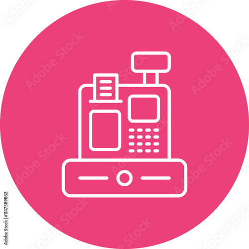 Cashier Machine Icon