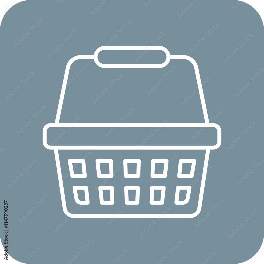 Shopping Bucket Icon Shopping Bucket Icon