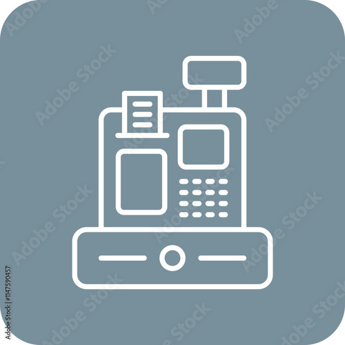Cashier Machine Icon