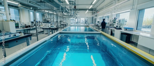 Innovative marine biology lab coastal aquatic research and underwater studies