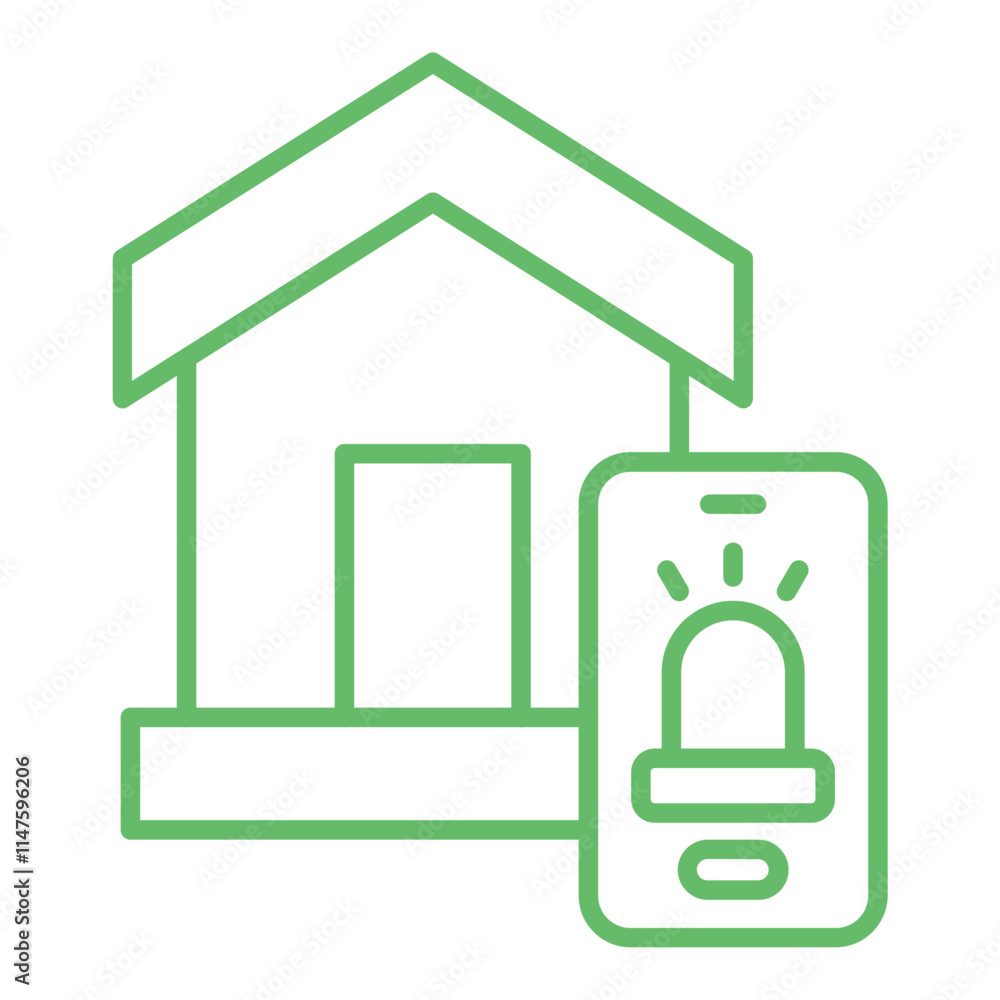 Fototapeta premium Smart Alarm Icon
