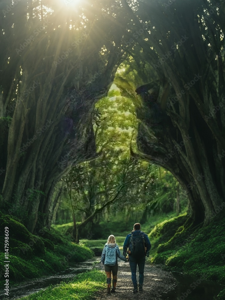 Walking Through an Enchanted Forest Passage Walking Through an Enchanted Forest Passage