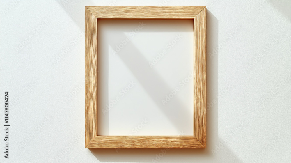 wooden frame on a wall wooden frame on a wall